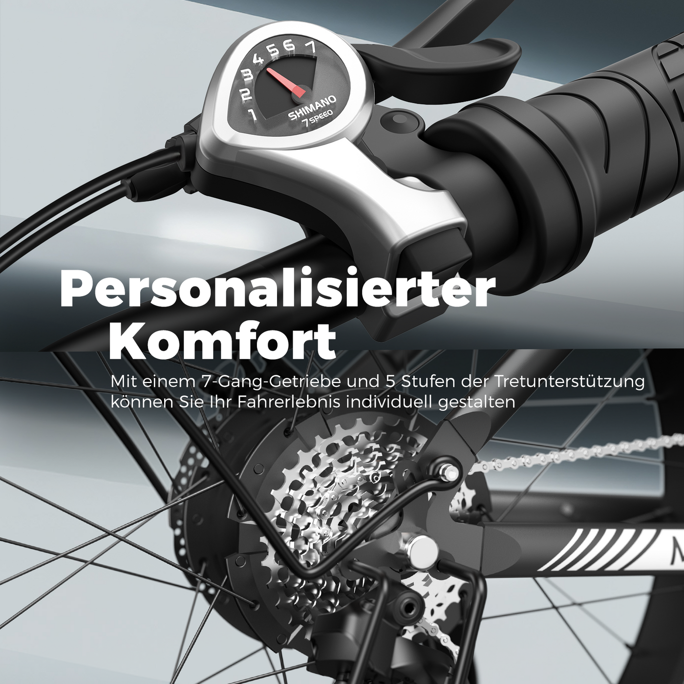 M60 Fat Tire Trekking E-Bike 750w